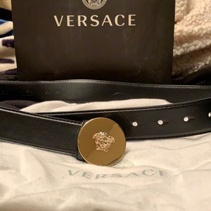 Versace belt black size 34